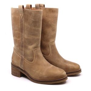 NEW IN BOX Women’s Steve Madden Winny Natural Leather Calf-high Boot, Size 7